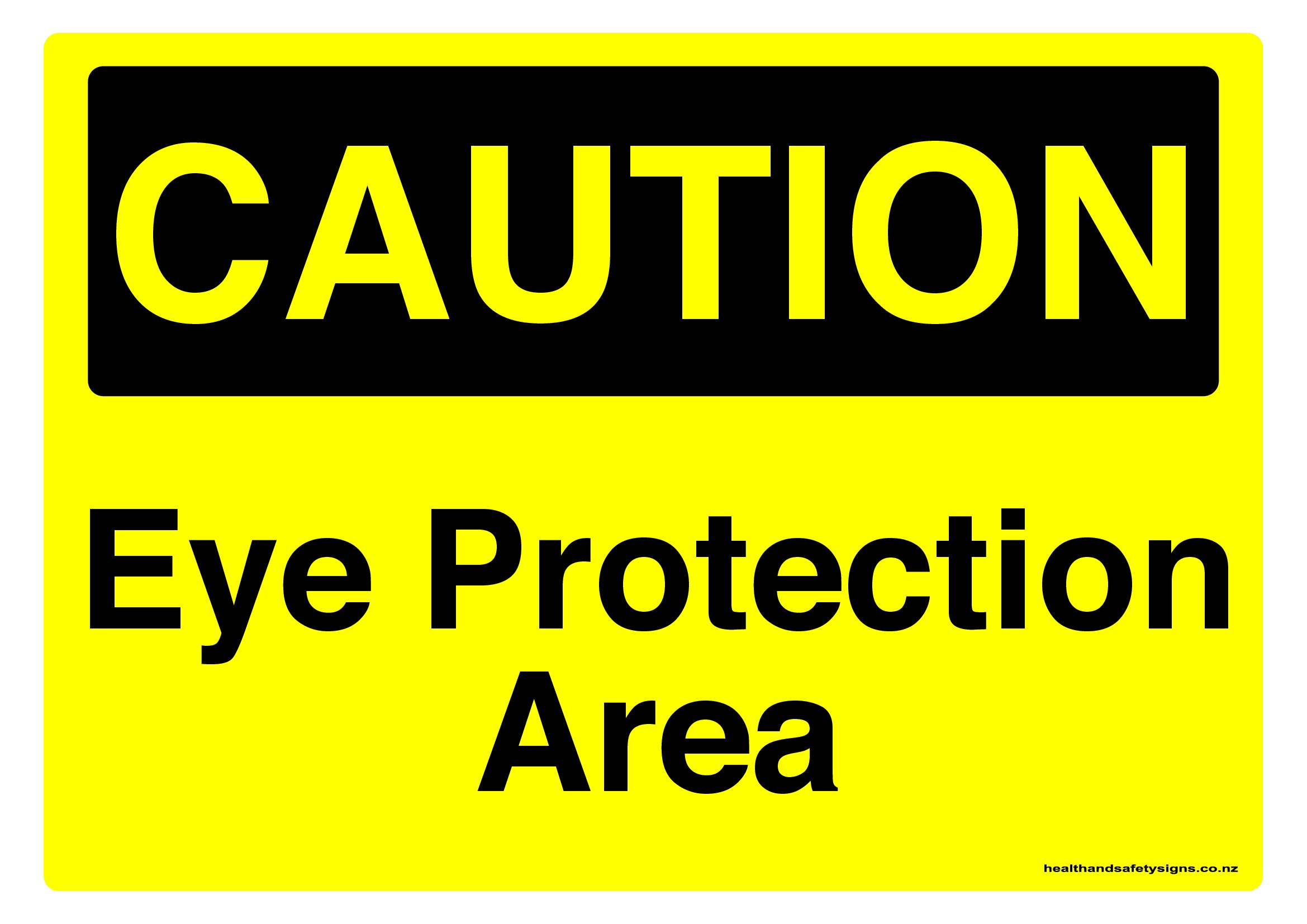 Eye Protection Warning Sign-Safety Sign-A1-A2-A3-A4-A5