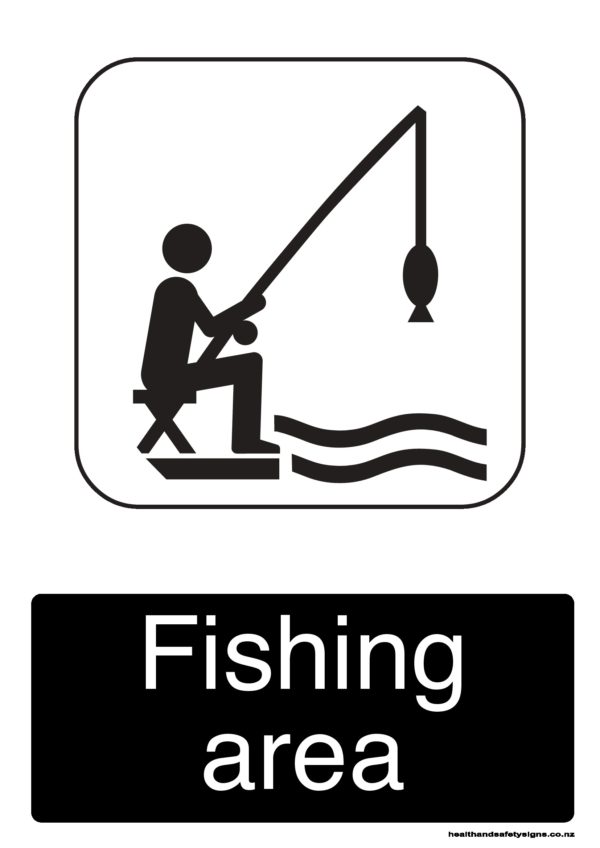 Fishing Area Signs 