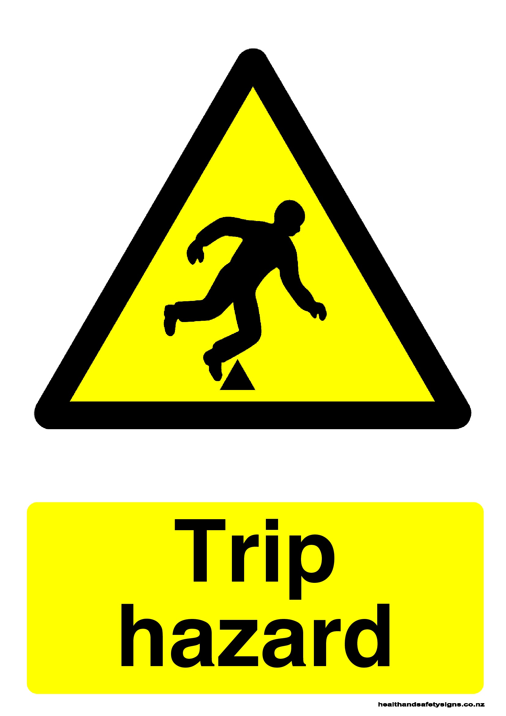 trip hazard significato